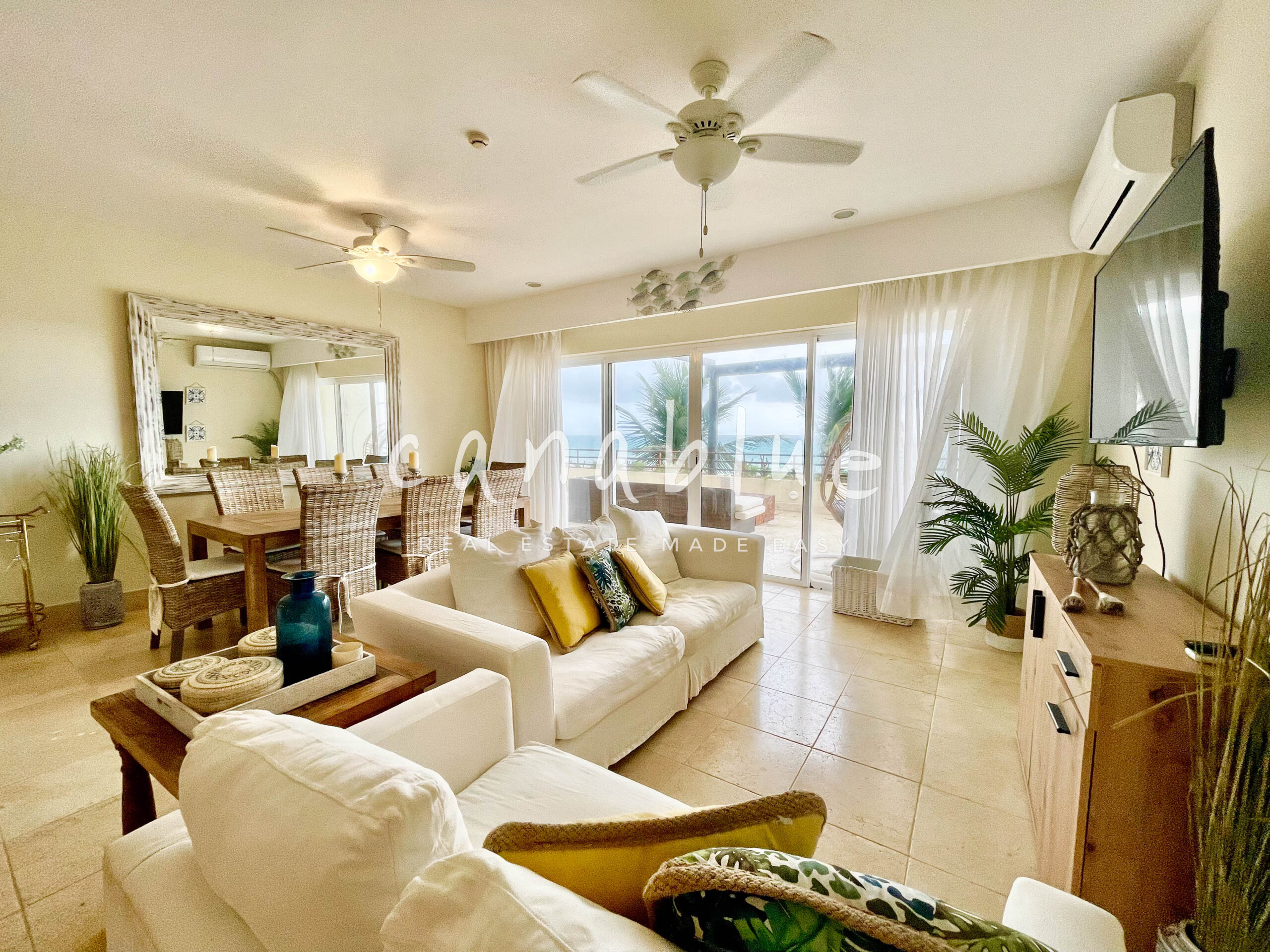 Oceanview Elegance: Luxurious 2-Bed Beachfront Condo