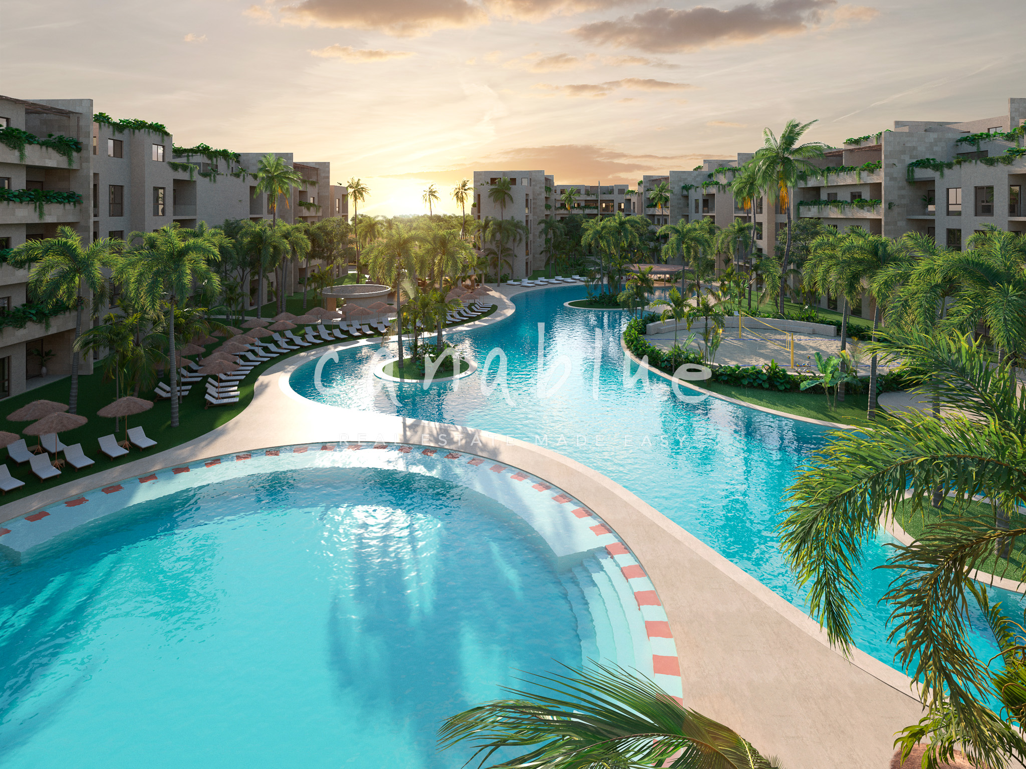 Bright Poolside Condo in Secret Garden