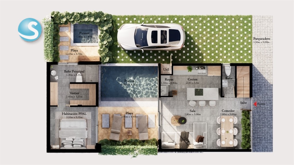 2-Bedroom Villa in Vista Cana — photo 2