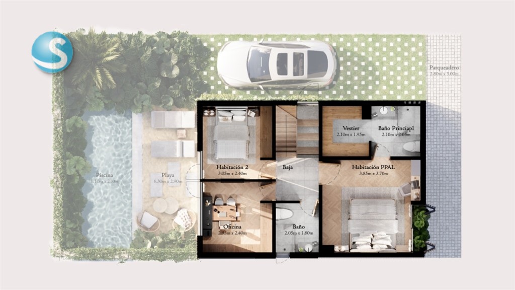 2-Bedroom Villa in Vista Cana — photo 4