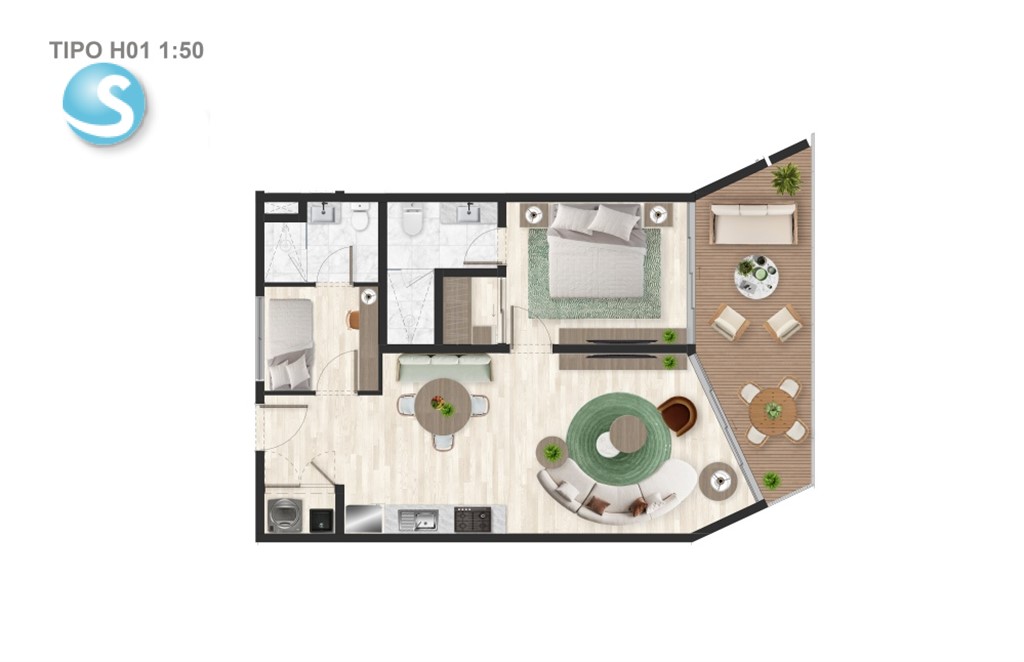 1-Bedroom Apartment in Cap Cana — photo 11