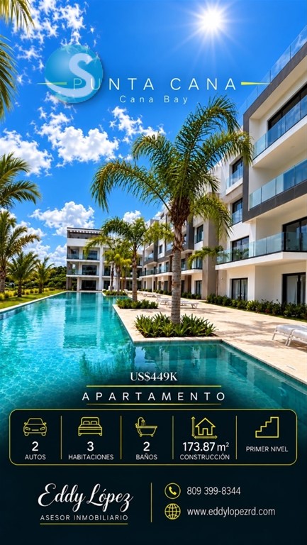 3-Bedroom Apartment in Cana Bay — photo 10