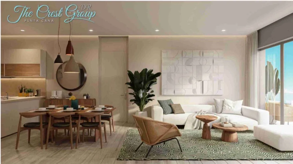 Two Bedrooms Apartments for sale in Cap Cana with Golf course and Private Beach — photo 3