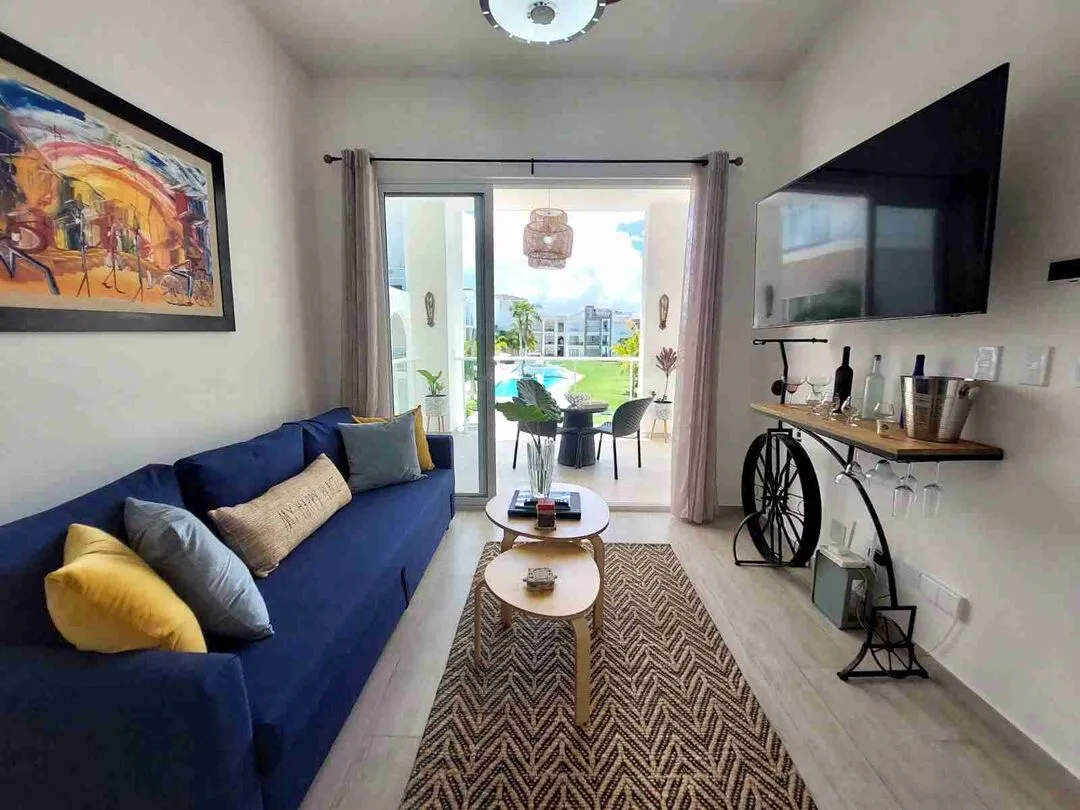 Amazing 1BR Condo for sale in Punta Cana Fully furnished with golf and pool views — photo 2