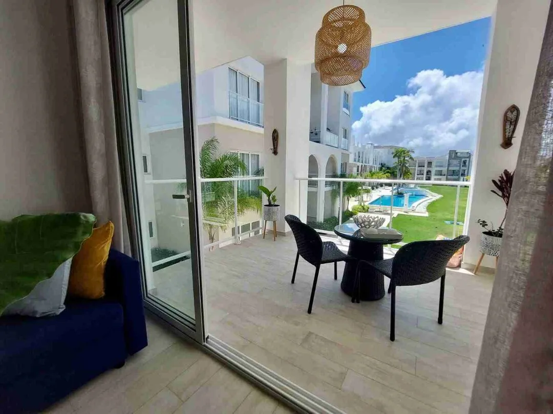 Amazing 1BR Condo for sale in Punta Cana Fully furnished with golf and pool views — photo 4