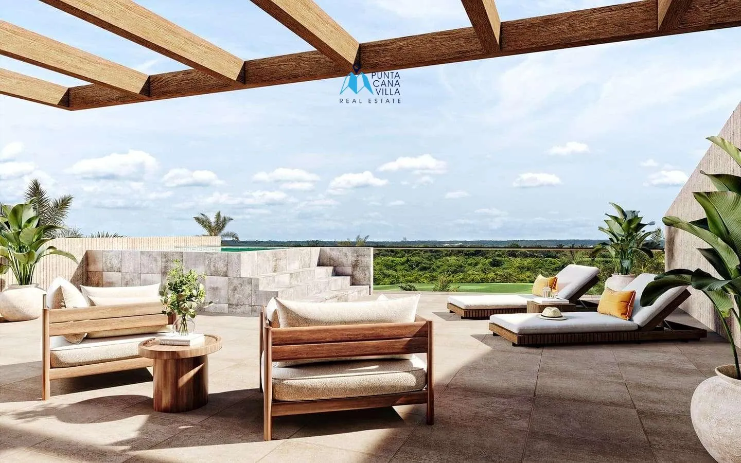 Andara at Cap Cana: Two Bedroom Penthouse For Sale With Family Room — photo 1