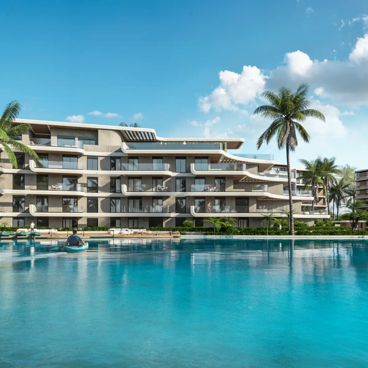 Azul Garden: 3-Bedroom Apartment for Sale with Gym, Lobby and Lush Green Areas in Cap Cana — photo 10