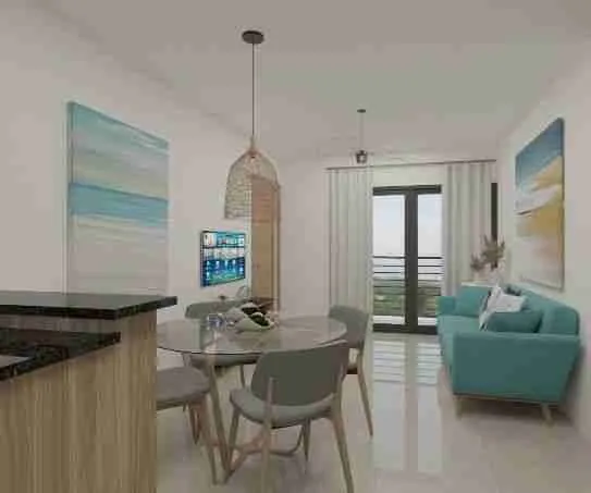 Beautiful one-bedroom condo for sale in Punta Cana, only 7 minutes from the beach. — photo 2
