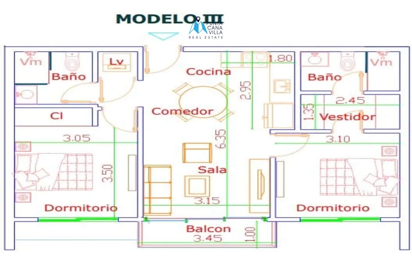 Beautiful Two-Bedroom Condo For Sale In Vista Cana, Punta Cana — photo 5