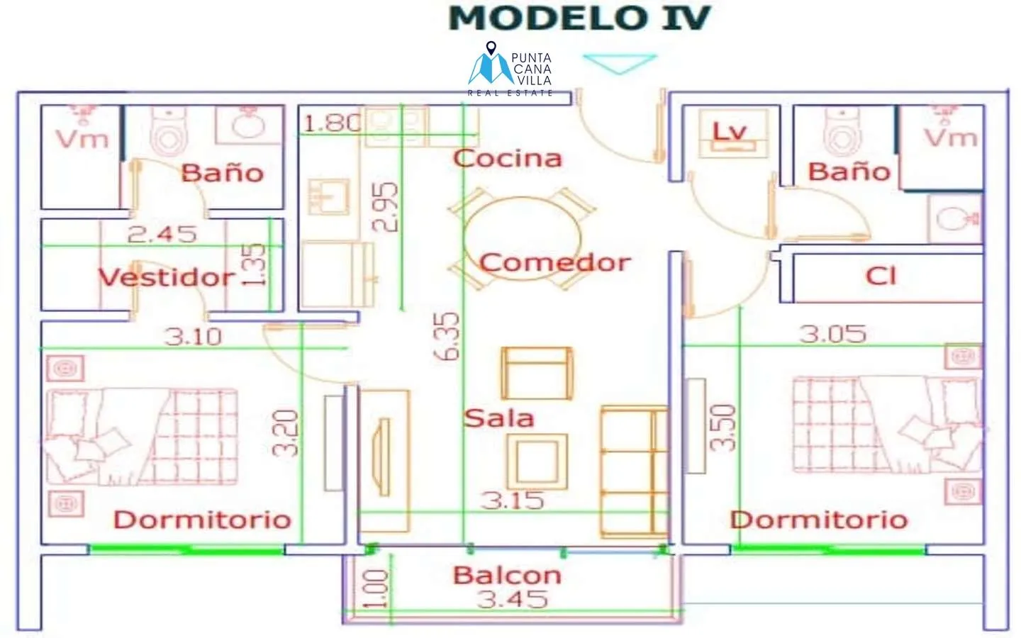 Beautiful Two-Bedroom Condo For Sale In Vista Cana, Punta Cana — photo 6