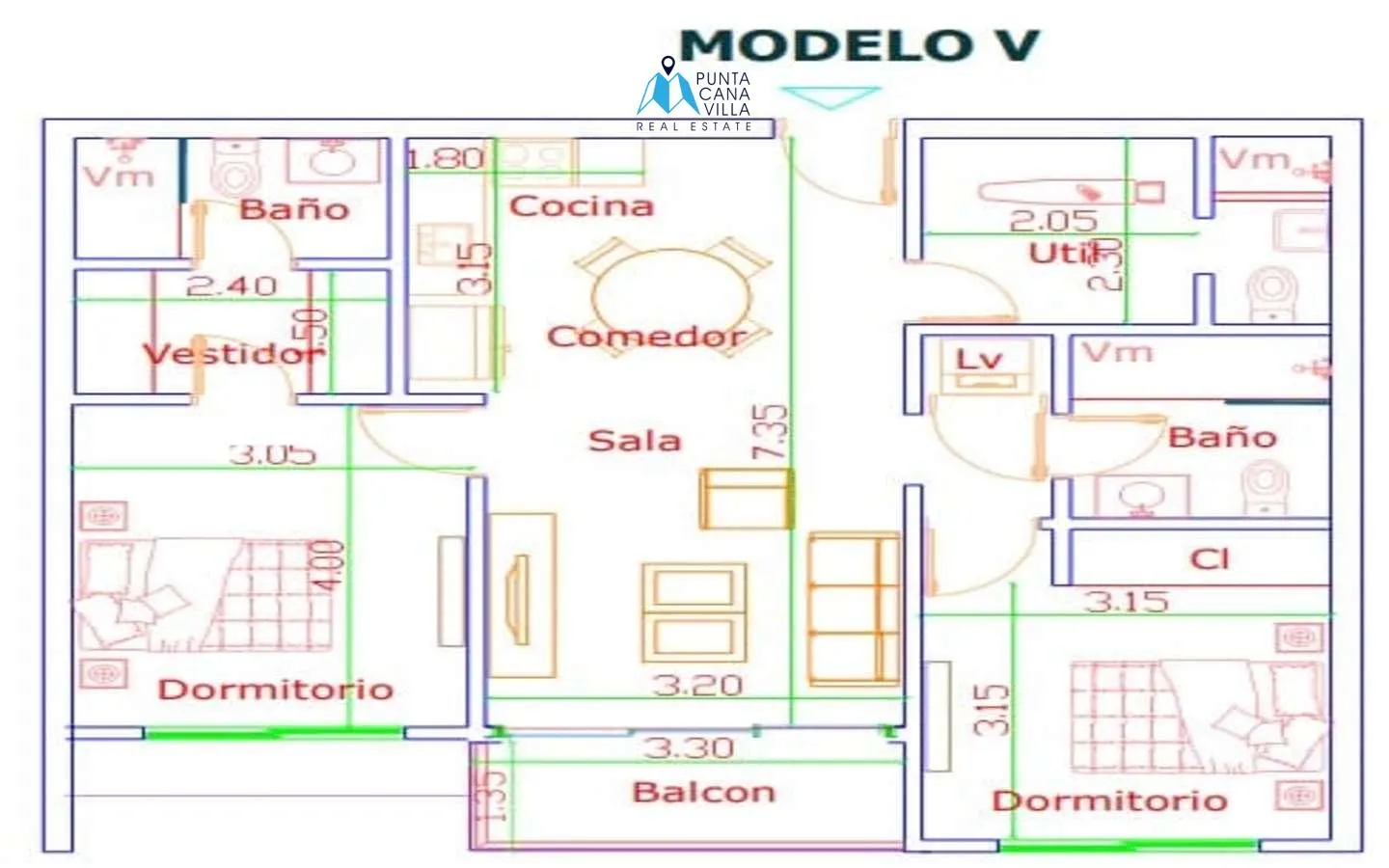 Beautiful Two-Bedroom Condo For Sale In Vista Cana, Punta Cana — photo 7