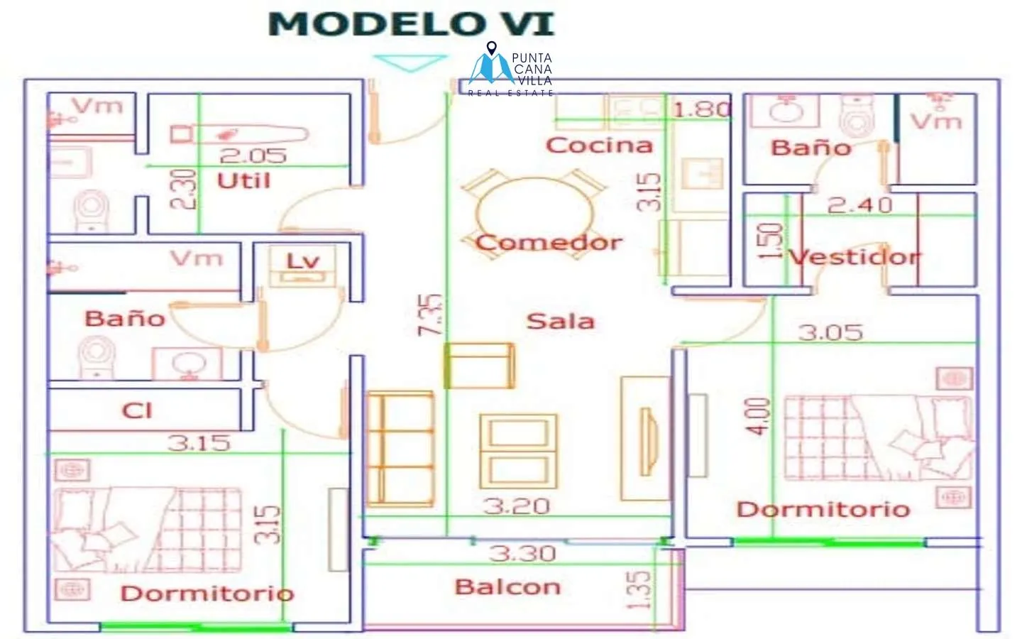 Beautiful Two-Bedroom Condo For Sale In Vista Cana, Punta Cana — photo 8