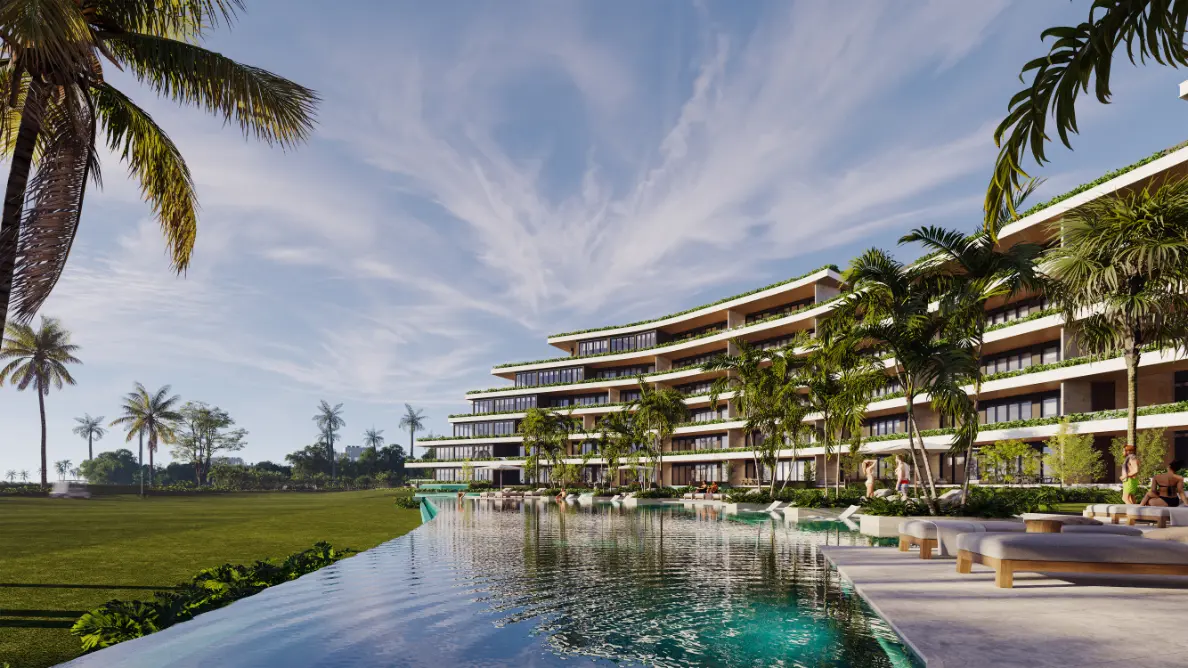 Bonita Golf Residences: Three Bedroom Apartment for Sale with Lobby in las Iguanas, Cap Cana
