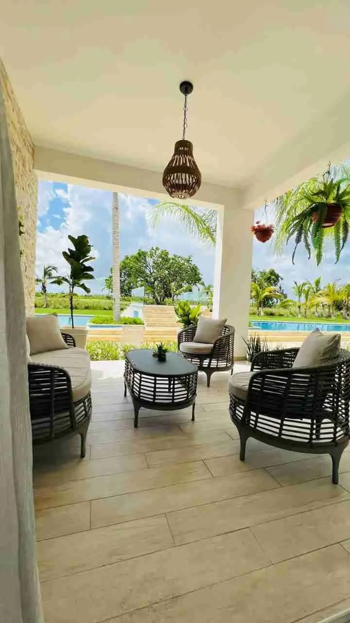 Breathtaking 2 BDR Condo for sale Punta Cana, Fully Furnished, Pool and golf views! — photo 4