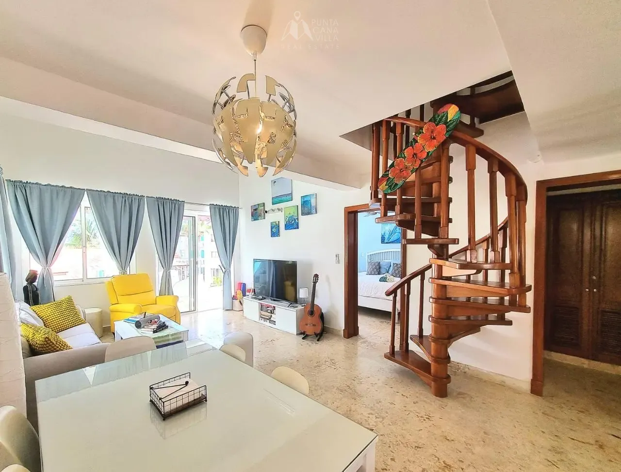 Playa Turquesa 2 Bedroom Beachfront Penthouse for Sale in Bavaro, Punta Cana — photo 5