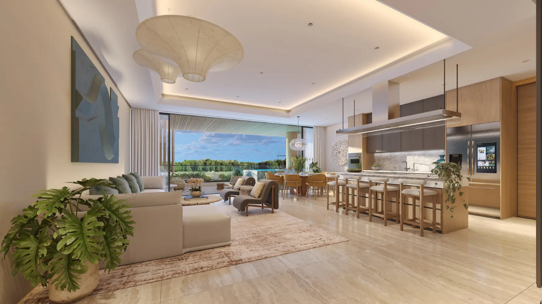 Cap Cana, Palm Beach Residences, Two Bedroom Penthouse For Sale With Internal Staircase — photo 12