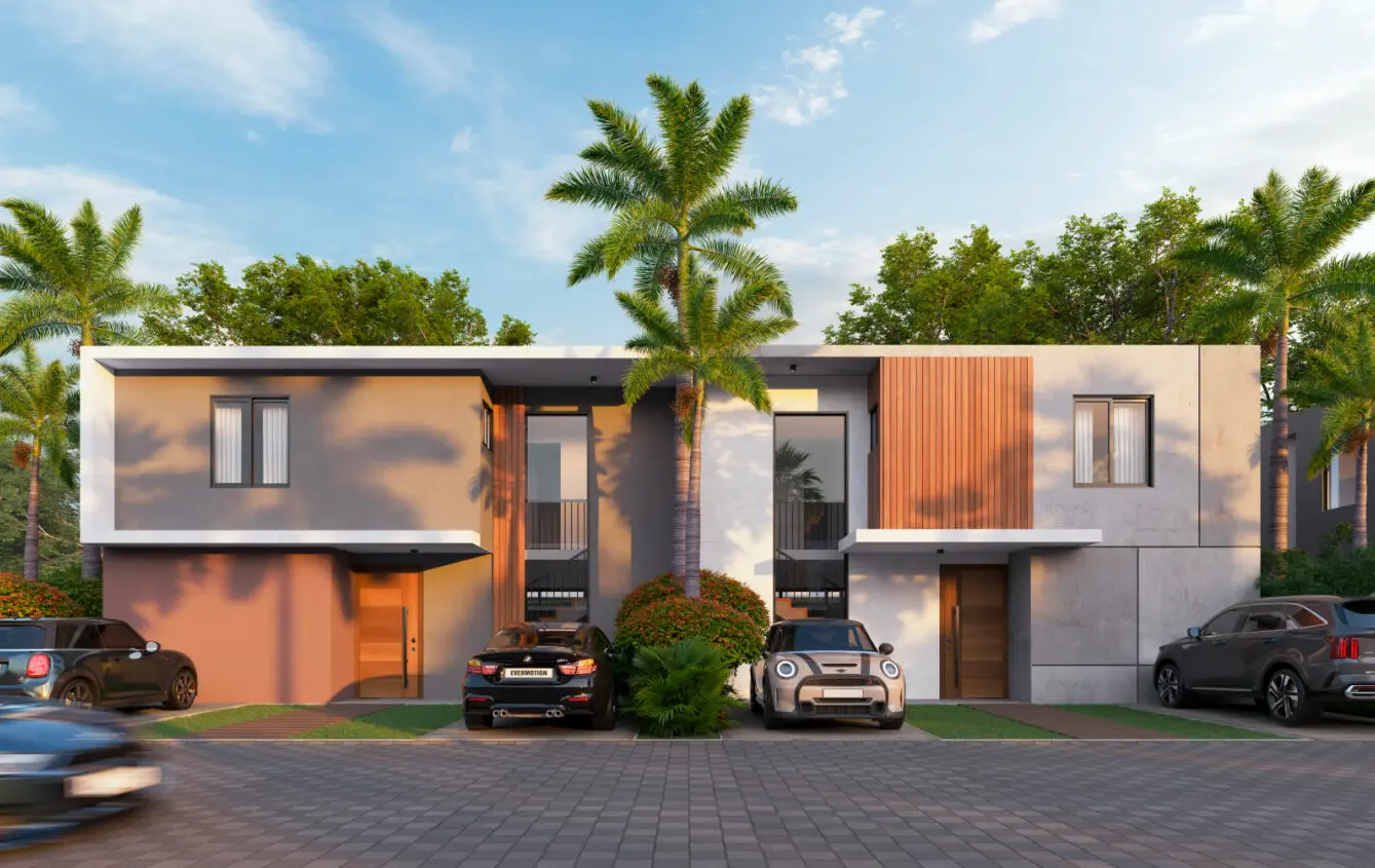 Modern 2-Bedroom Townhouse with Studio & Terrace at Cassamare Residences, Vista Cana — Punta Cana — photo 1