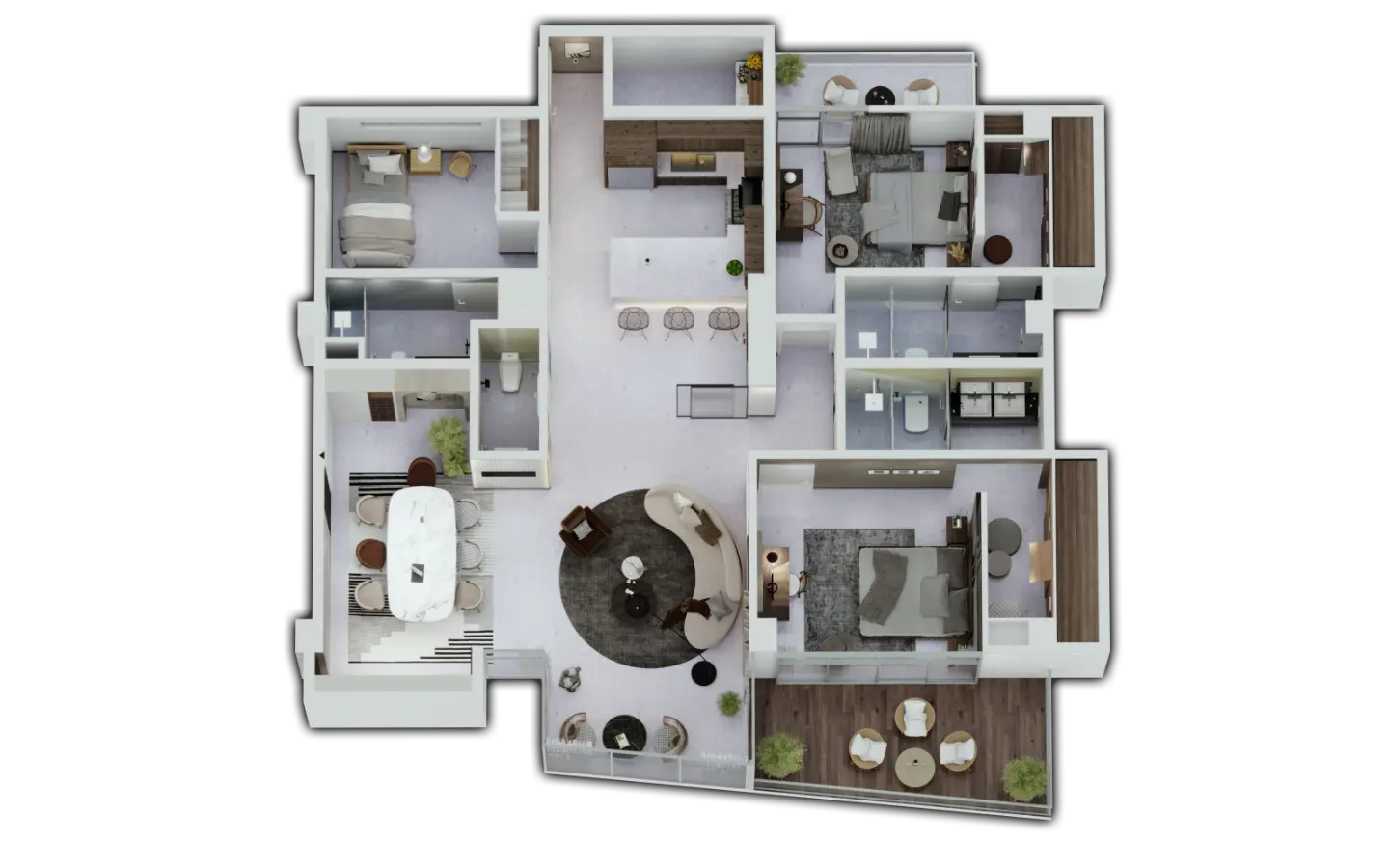 Ciudad Las Canas: Two-Bedroom apartment for sale at Turquoise Residences, Cap Cana — photo 6