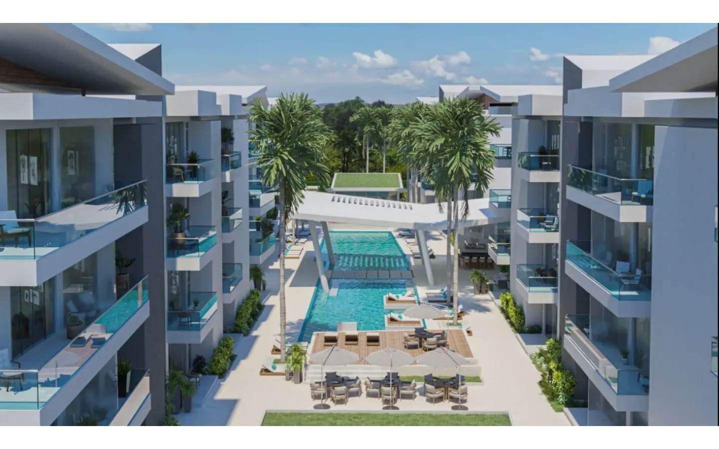 Ciudad Las Canas: Two-Bedroom apartment for sale at Turquoise Residences, Cap Cana — photo 8