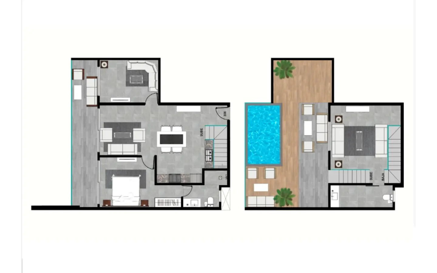 Las Iguanas, One-Bedroom Penthouse with Ocean Views for Sale at Cana Essence, Cap Cana — photo 3