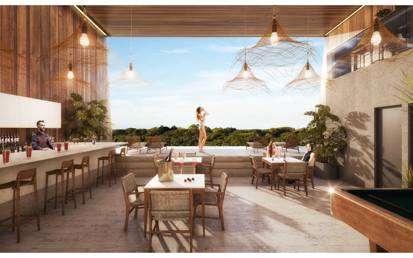 Ciudad las Canas: Two-Bedroom Penthouse for Sale at Cana Essence, Cap Cana with Rooftop Terrace — photo 8