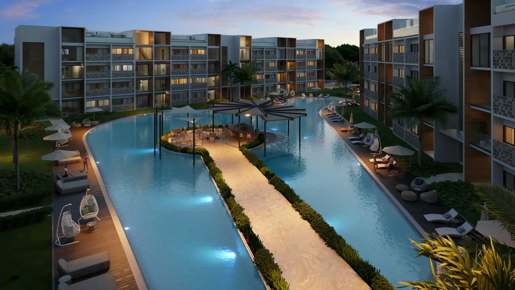 Discover Tranquil Living: Two-Bedroom Penthouse for Sale at Mystiq Wave, White Sands, Punta Cana, Overlooking Pool Views — photo 5