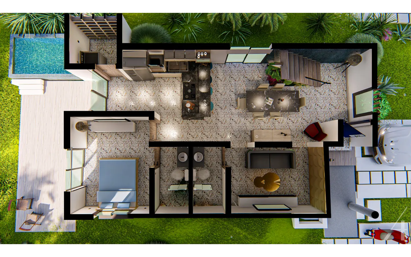 3 Bedroom Ecos del Mar II Villa with Clubhouse in Punta Cana — photo 3