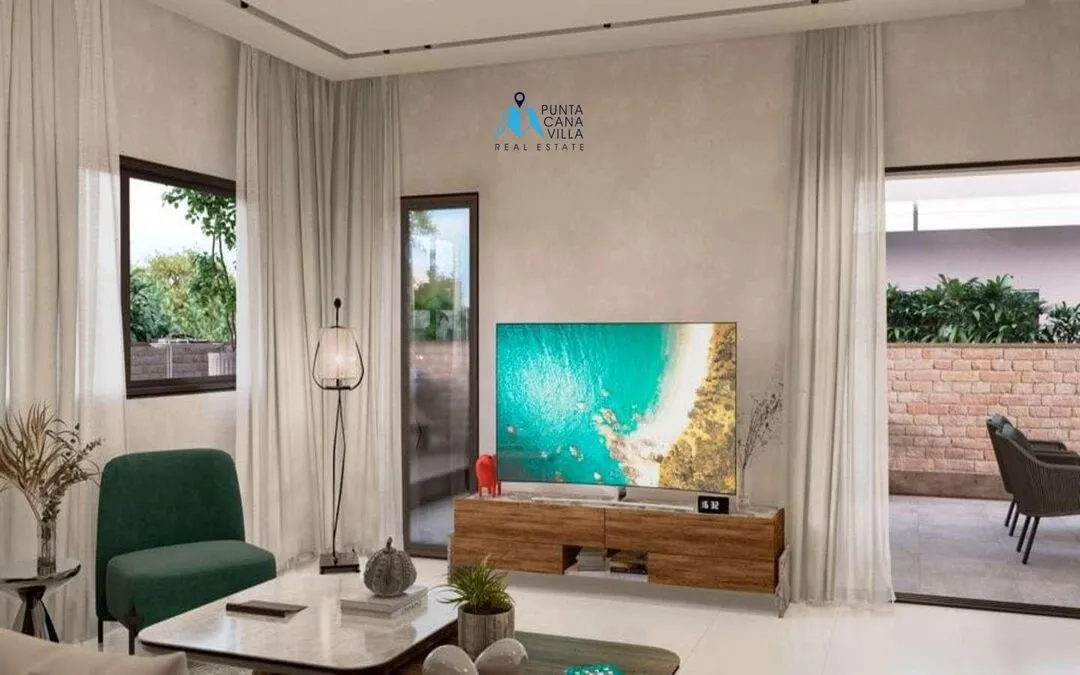 Elegant one-bedroom condo for sale in Cuidad Las Canas, Cap Cana, with electronic access, beach-type pool plus a lot more to offer — photo 8