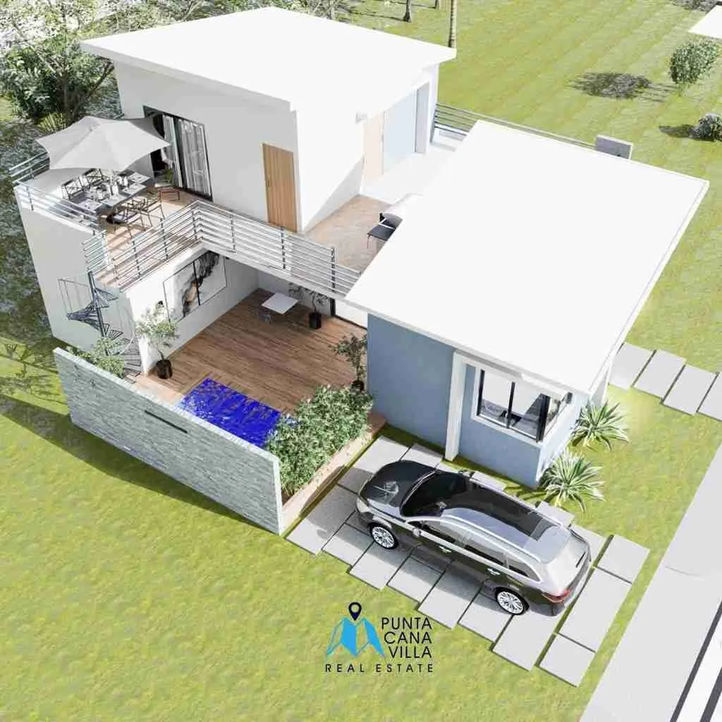 Three Bedroom Villa for sale in Punta Cana with pool, 15 minutes drive to the beach — photo 5