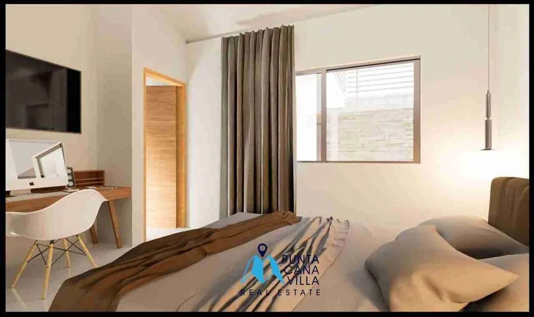 Three Bedroom Villa for sale in Punta Cana with pool, 15 minutes drive to the beach — photo 9