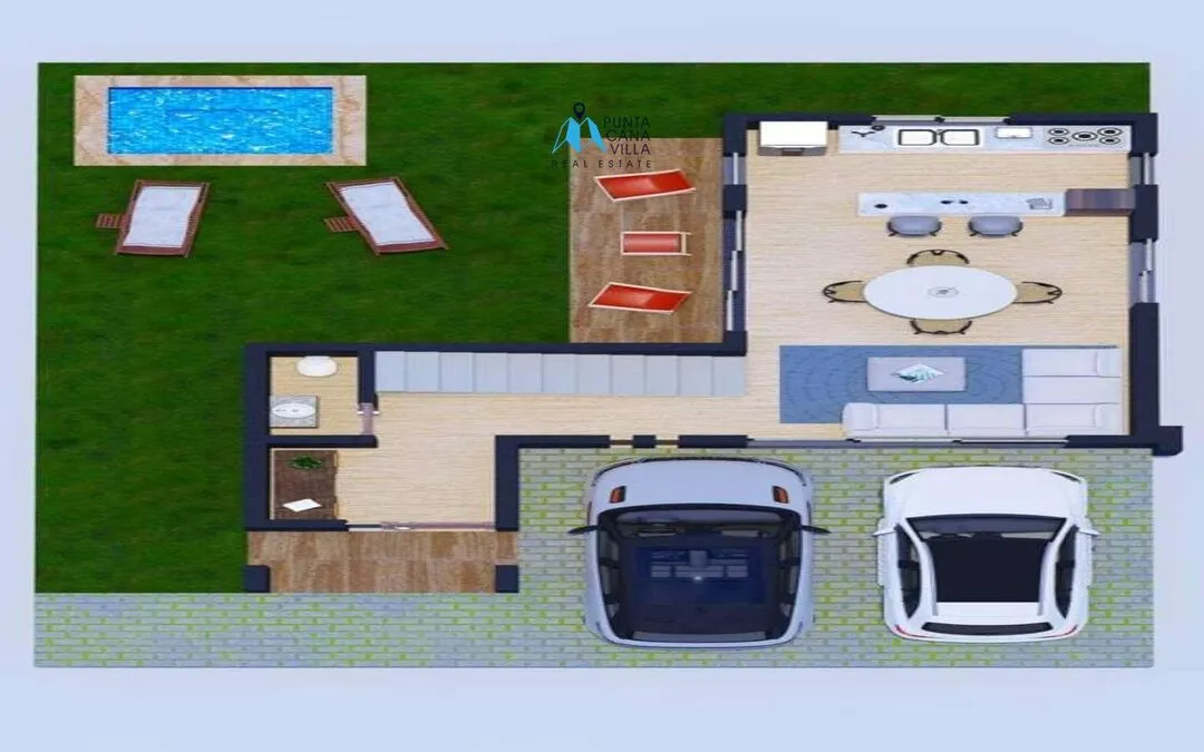 For sale in Bavaro, three-bedroom villa in Punta Cana — photo 4