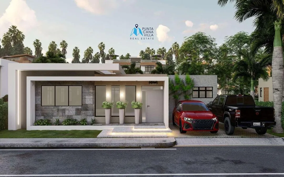 For sale in Punta Cana, three-bedroom villa in Bavaro — photo 1