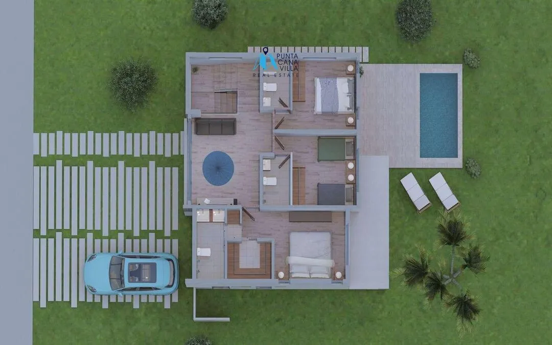 For sale in Punta Cana, three-bedroom villa in Vista Cana — photo 7
