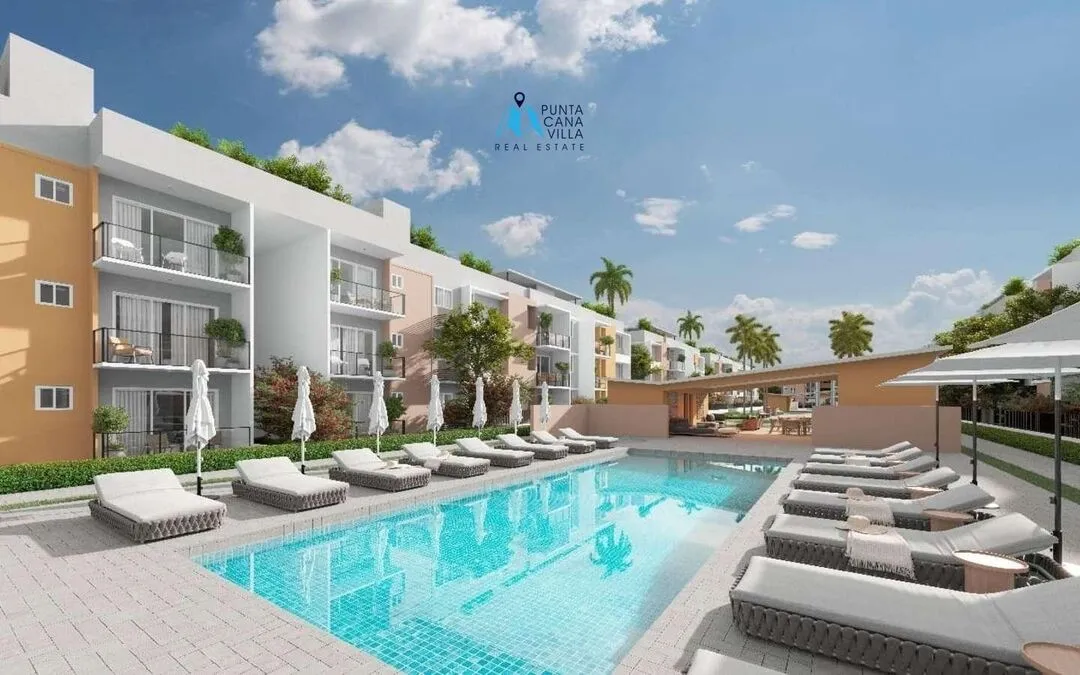For sale in Punta Cana, two-bedroom condo in Bavaro with pool and amenities — photo 5