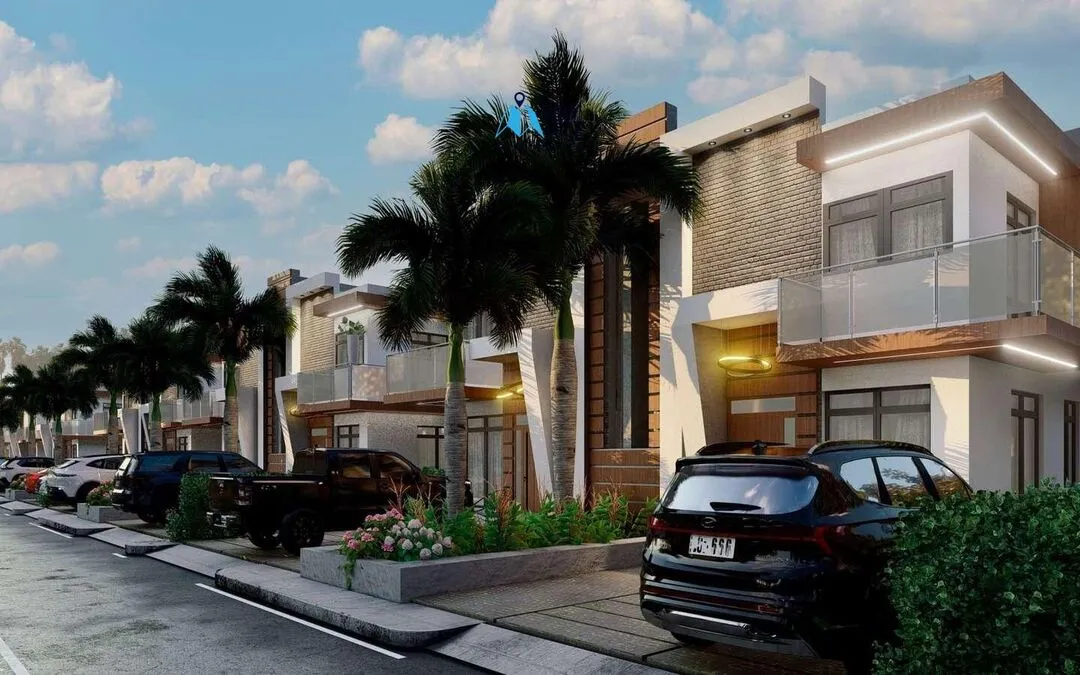 For sale in Punta Cana, two-bedroom townhouse in Bavaro — photo 1