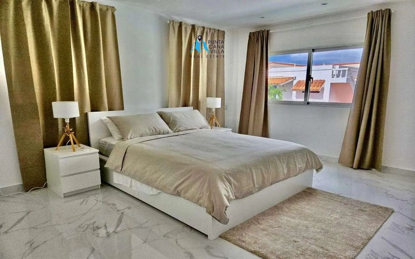Fully Furnished Three Bedroom Villa For Sale In Bavaro With Walking Distance To Beach — photo 3