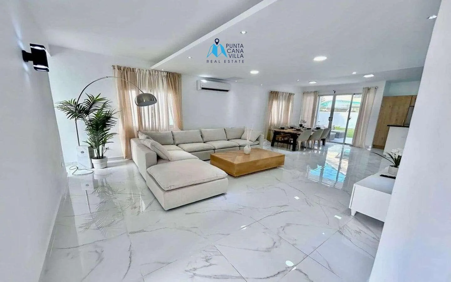 Fully Furnished Three Bedroom Villa For Sale In Bavaro With Walking Distance To Beach — photo 6