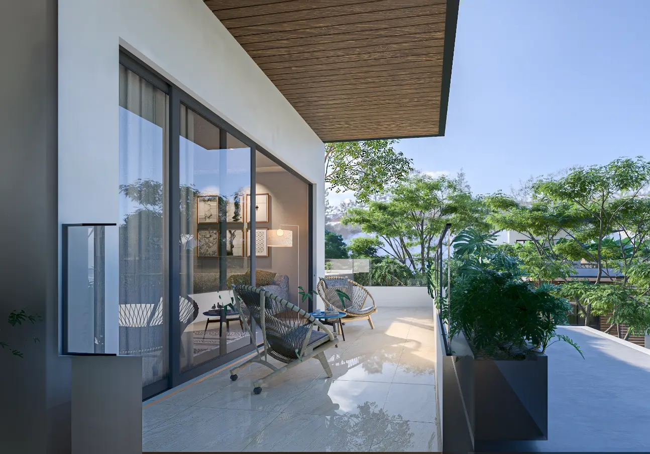 Green Garden III, One-bedroom penthouse for sale in Vista Cana, Punta Cana with rooftop — photo 6