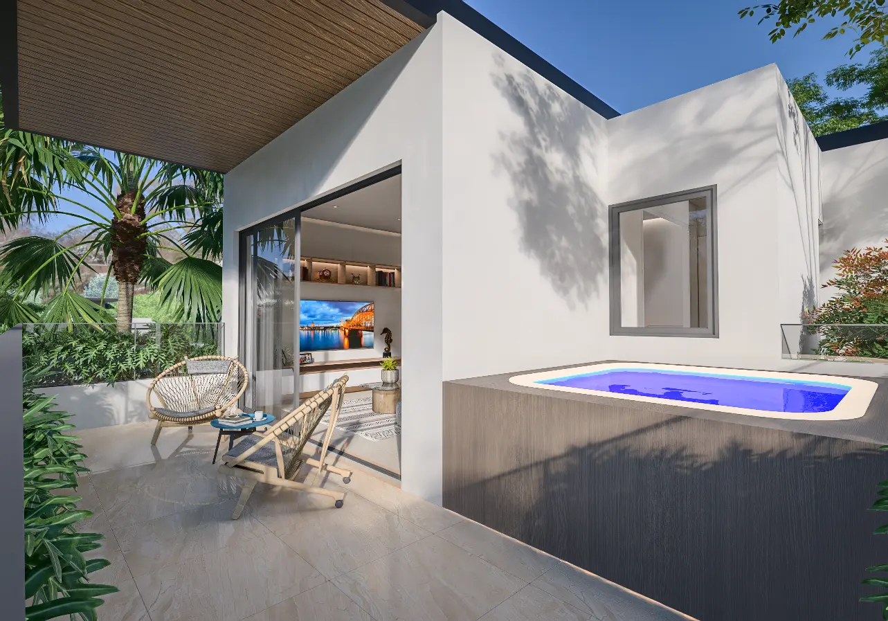 Green Garden III, One-bedroom penthouse for sale in Vista Cana, Punta Cana with rooftop — photo 7