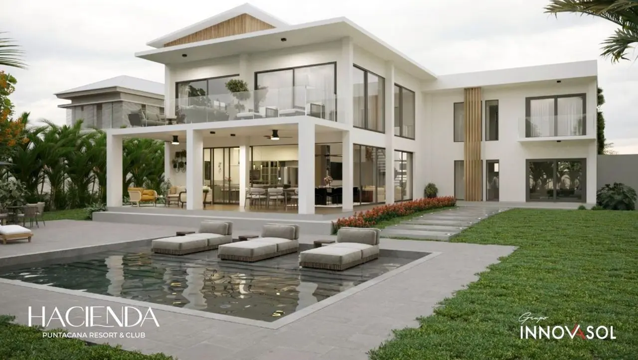 Charming 4 Bedroom Garden View Villa in Hacienda Punta Cana Resort and Club — photo 7