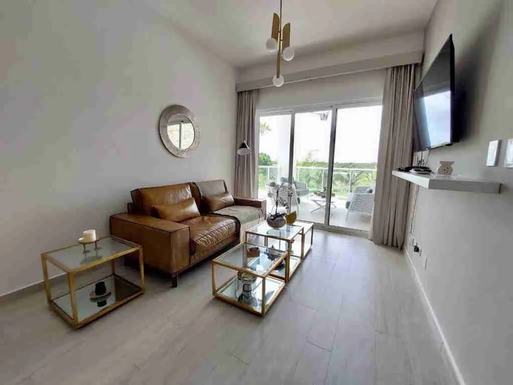Impressive 2BDR punta cana apartments for sale, panoramic view to pool, golf course and lake — photo 4