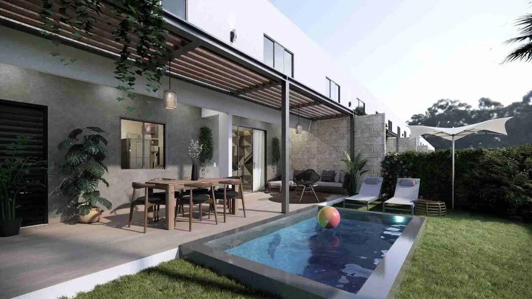 Sky Residences Vista Cana, 3BR Town-houses for sale in Punta Cana with Jacuzzi and 2 balconies — photo 3