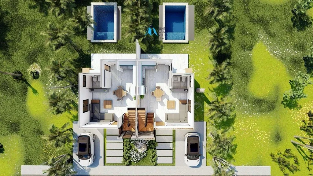 Incredible Two-Bedroom Duplex Villa For Sale In Brisas de Punta Cana, Downtown, Punta Cana — photo 4