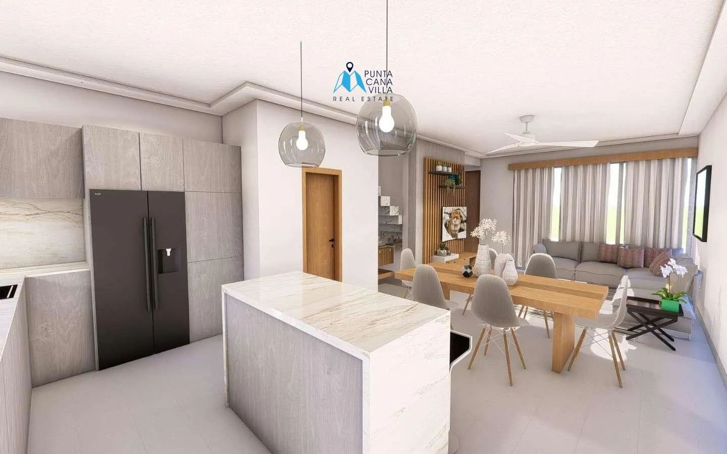 Incredible Two-Bedroom Duplex Villa For Sale In Brisas de Punta Cana, Downtown, Punta Cana — photo 6