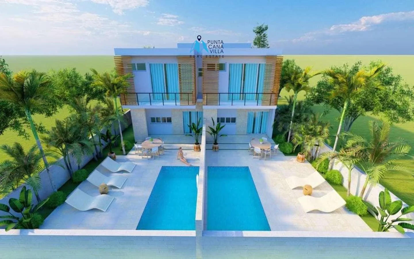 Incredible Two-Bedroom Duplex Villa For Sale In Brisas de Punta Cana, Downtown, Punta Cana — photo 9