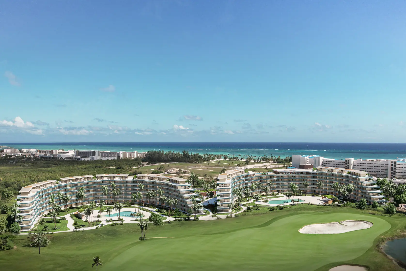 Las Iguanas: Two-Bedroom Apartment for Sale at Crystal Garden, Cap Cana with Golf View — photo 5