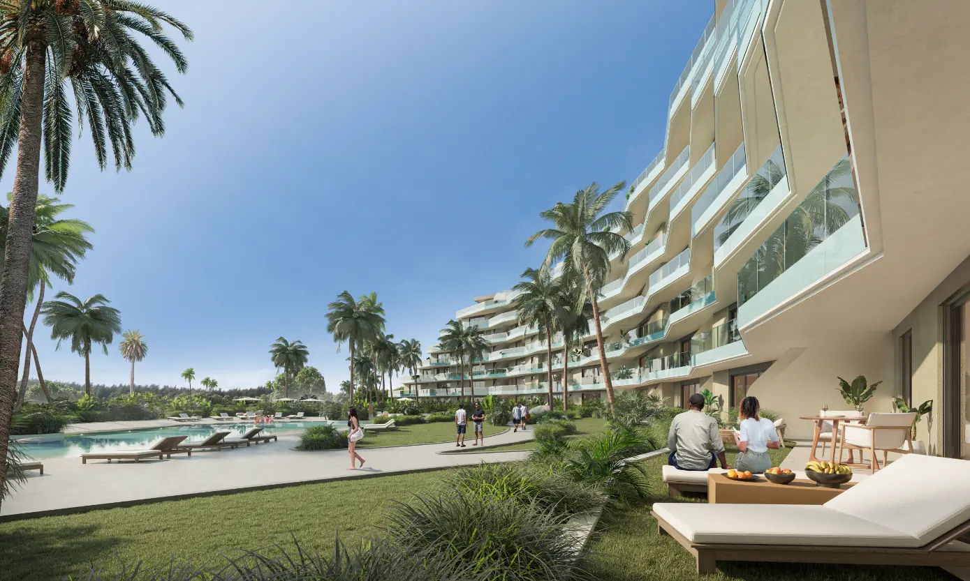 Las Iguanas: Two-Bedroom Penthouse for Sale at Crystal Garden, Cap Cana with Golf and Pool View — photo 1