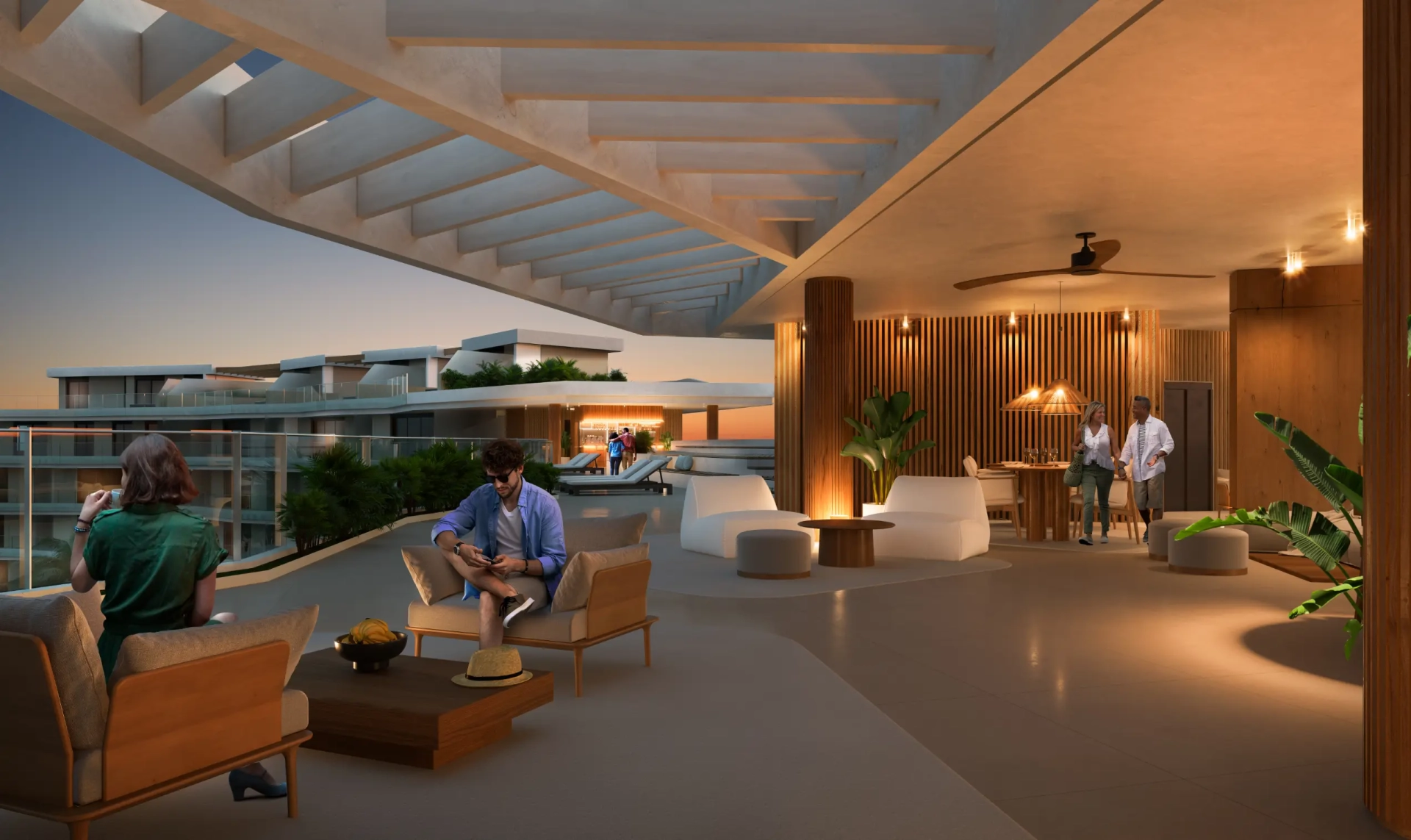 Las Iguanas: Two-Bedroom Penthouse for Sale at Crystal Garden, Cap Cana with Golf and Pool View — photo 12