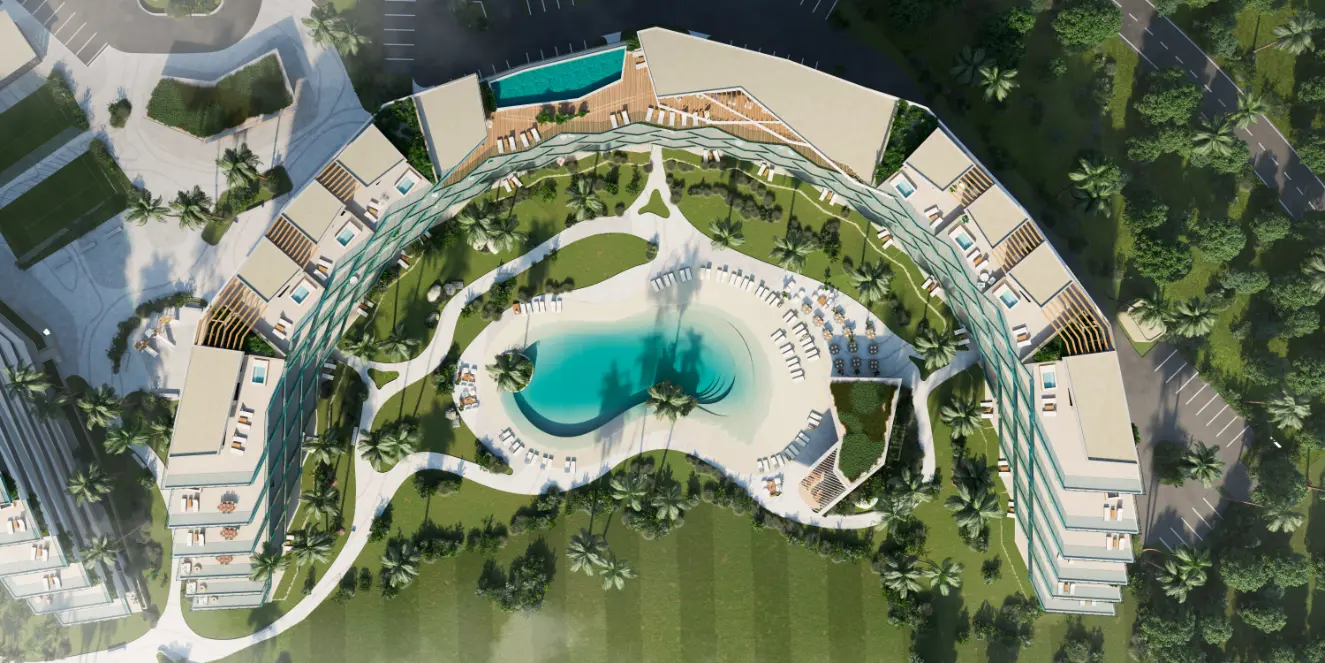 Las Iguanas: Two-Bedroom Penthouse for Sale at Crystal Garden, Cap Cana with Golf and Pool View — photo 3