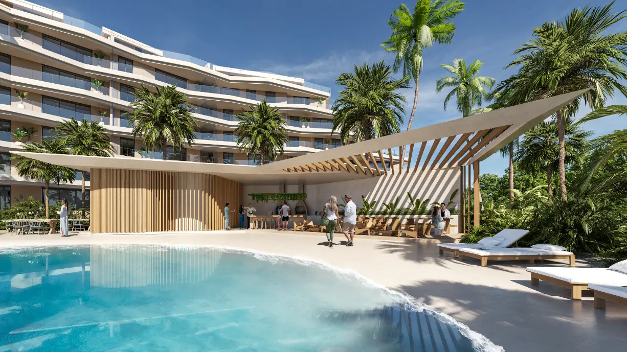 Las Iguanas: Two-Bedroom Penthouse for Sale at Crystal Garden, Cap Cana with Golf and Pool View — photo 5
